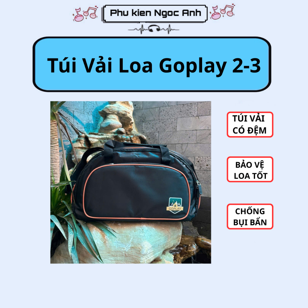 Túi vải đựng loa Goplay 2,3 cao cấp, Bảo vệ loa tốt