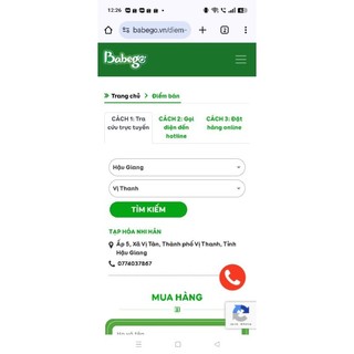 Sữa Babego số 3 ( từ 2 tuổi trở lên), số 2 ( 6 - 36 tháng ), số 0 - 12 tháng