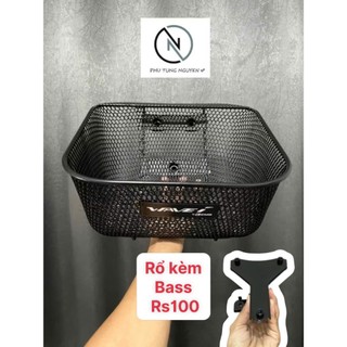 Combo Rổ kèm Pat rổ  Wave RS100 Và Wave110 @ 2017-2025 (tặng kèm 3 con ốc gắn rổ) MS03
