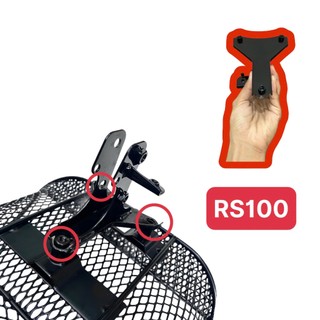 Combo Rổ kèm Pat rổ  Wave RS100 Và Wave110 @ 2017-2025 (tặng kèm 3 con ốc gắn rổ) MS03