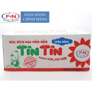 Xúc Xích Heo Hầm Đậu Hà Lan TĐ 13g x 10cây = 130g/túi.Thùng 20Túi = 2.6 kg