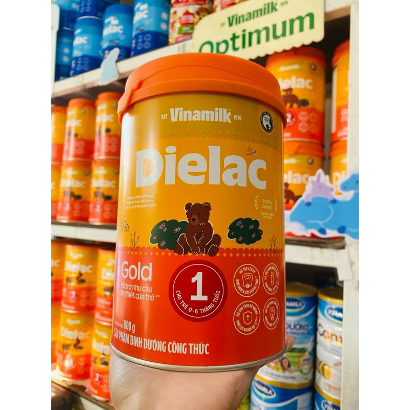 Sữa Dielac Gold 1, 2 (800g) – Cho trẻ 0-12 tháng tuổi | Vinamilk
