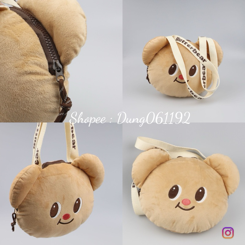 [NEW]Túi ButterBear cho bé,túi xách thời trang cho bé siêu xinh (size chuẩn quai in butterBear)