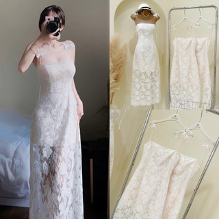 đầm maxi cúp ngực xếp li xoè