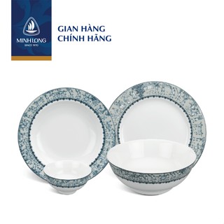 Bộ Chén Dĩa Sứ Cao Cấp Minh Long - Jasmine - Vinh Quy Nhạt