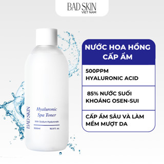 Nước hoa hồng BadSkin Hyaluronic Spa Toner 500ml