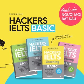 Sách -Hackers Ielts Basic ( Reading + Listening + Writing + Speaking )