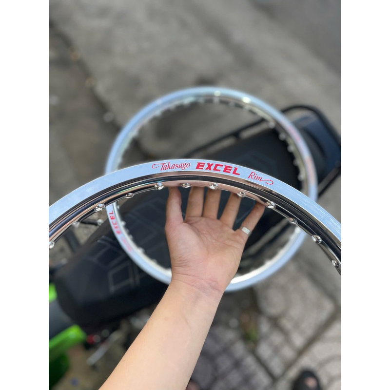 Niềng Anchor mod Excel Rim cực sáng siêu bền đẹp 1.4-17; 1.6-17 cho các dòng xe số