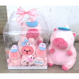 Gấu bông capybara màu Hồng cute, quà tặng sinh nhật, quà 1/6, tốt nghiệp
