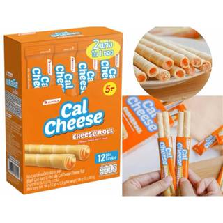 COMBO 6 Hộp Bánh Quế CalCheese Roll Date 2027 Vị Kem Phô Mai Hộp 186G