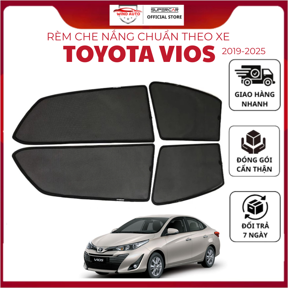 Rèm che nắng xe Vios (2013-2024)