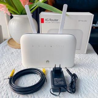 Bộ Phát Wifi 4G LTE Cat9 Huawei B715s-23C Tốc Độ 450Mbps, Hỗ trợ 2 băng tần chuyên dùng để Livestream. Kèm 2 anten 4G