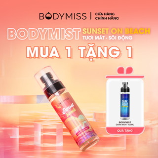 [NEW] Bodymist Xịt Thơm Toàn Thân Unisex Body Mist Chính Hãng Sunset Tươi Mát Sôi Động BODYMISS