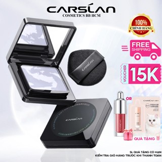 Phấn Nén trang điểm CARSLAN lâu trôi kiềm dầu 24 giờ Che Phủ Tốt Nhỏ Gọn Tiện Lợi Vỏ Nam Châm 8g