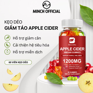 Kẹo dẻo giấm táo giảm cân Apple Cider B Beworths 60 viên cho người ăn kiêng