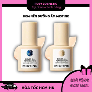 [HỎA TỐC MISTINE ] Kem Nền Dưỡng Ẩm MISTINE Dạng Lỏng Che Khuyết Điểm Kiềm Dầu 36H Hiệu Quả Lâu Trôi ROSY SICNE 2023