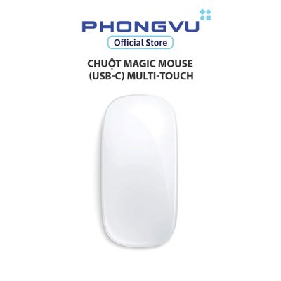 Chuột Apple Magic Mouse (USB-C) Multi-Touch MXK53ZA/A - Hàng Chính Hãng - Bảo Hành 12 Tháng