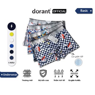 Quần lót nam Doremon, quần sịp đùi boxer nam chất thun lạnh cao cấp co dãn in hình họa tiết cute Doremon, Shin DORANT