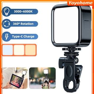 [🚚 Free shipping] Đèn LED Selfie Mini 3 Chế Độ Cầm Tay Dạng Kẹp Trợ Sáng Chụp Ảnh, Quay Video Chuyên Nghiệp