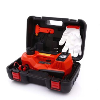 Bộ cứu hộ ô tô 4in1 ROGTZ, Kích nâng gầm, Bơm lốp, Đèn pin, Búa phá kính, BH 12  tháng toàn quốc