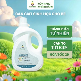 (Hỏa Tốc HCM) Nước Giặt Fuwa3e 3.5L Enzyme Sinh Học An Toàn Da Nhạy Cảm Giặt Đồ Cho Bé