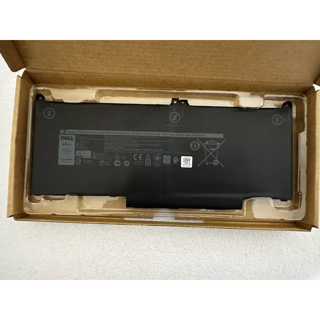 💖💖Pin laptop DELL LATITUDE 5300 5310 7300 7400 60Wh BATTERY MXV9V 5VC2M N2K62