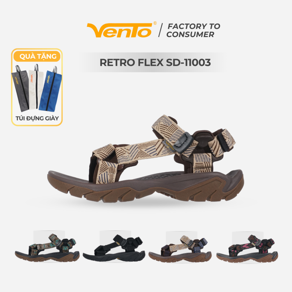 Giày Sandal Nam/Nữ VenTo RETRO FLEX SD-11003