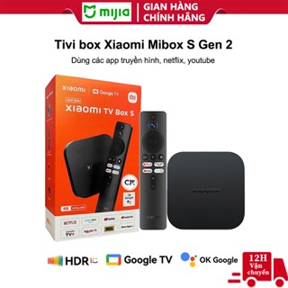 Tivi box Xiaomi Mibox S 3rd Gen / Gen 2 Google TV UHD 4K(3840×2160p), Dùng các app truyền hình, netflix, youtube