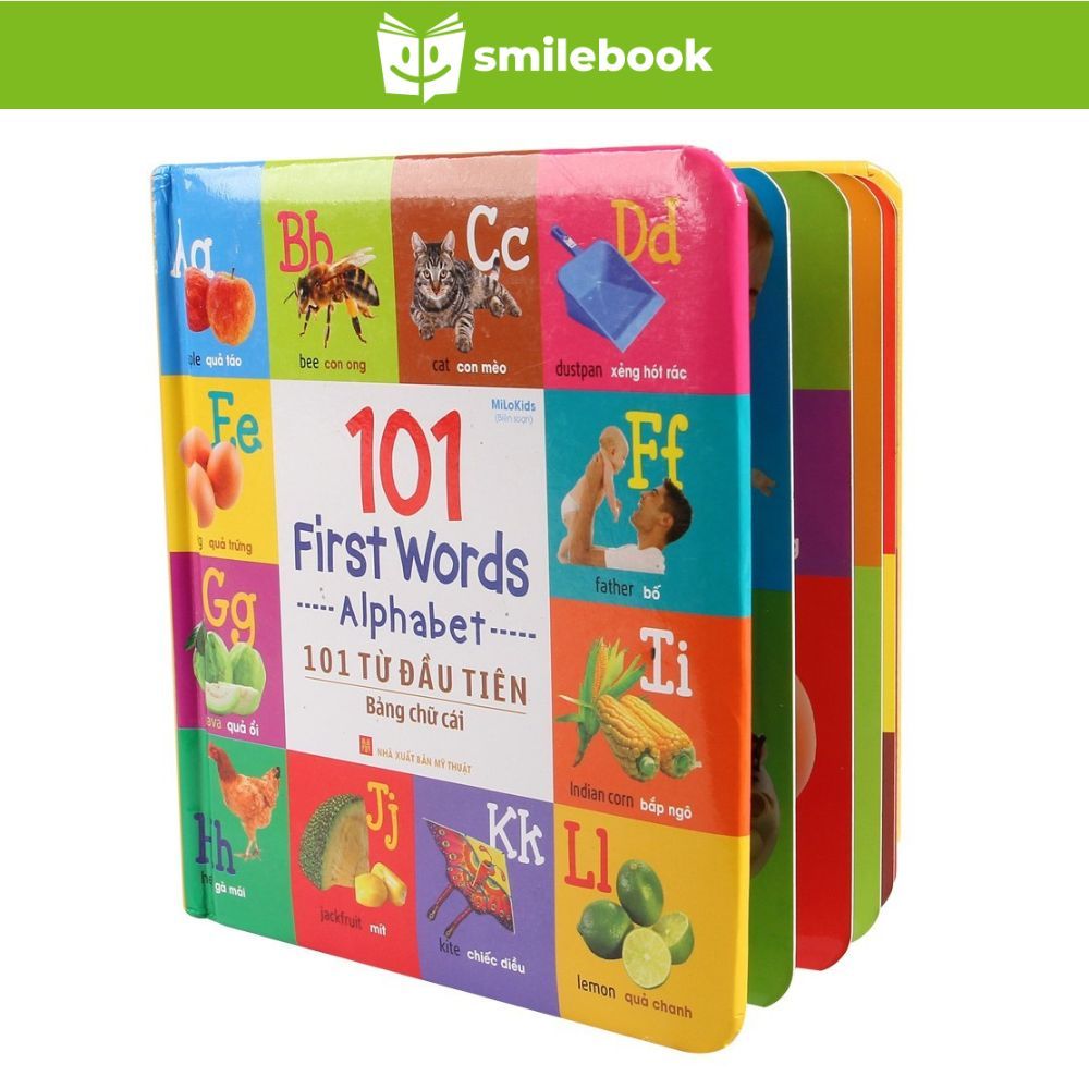 Sách: 101 First Words/101 Từ Đầu Tiên - Bảng Chữ Cái