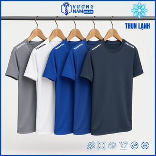 Áo thun lạnh nam SPORT đẹp cổ tròn thể thao ngắn tay VNO138