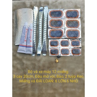 Bộ vá mini vá xe đua, xe máy - Vá liền Săm (Ruột, xăm) xe