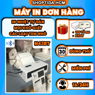 Máy in nhiệt HPRT N43BT in đơn hàng thương mại điện tử, in vận đơn, minicode, phiếu gửi, bảo hành 12 tháng