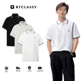 Áo Polo Local Brand RT CLASSY Bo Viền R12 Symbol Basic Nam/Nữ Trẻ Trung Vải Cotton Pique Chống Nhăn