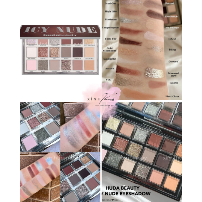 Bảng mắt Huda Beauty Icy Nude