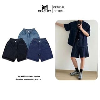  Quần Short Jeans Lửng Nam Nữ Unisex Local Brand Cạp Chun Form Regular Phong Cách Hàn Quốc QS069 