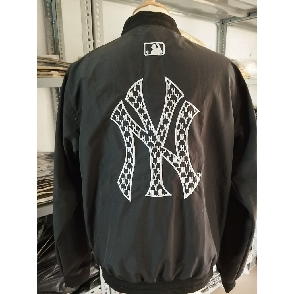  Áo Khoác Gió MLB NY 2 Lớp Có 3 Màu Hottrend Logo Thêu Cực Sắc Nét Cao Cấp - Áo Khoác Gió NY Nam Nữ Phong Cách Hàn Quốc 