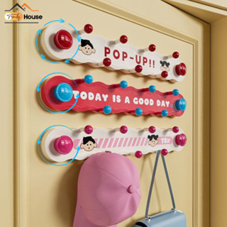  Móc Treo Hút Chân Không Thông Minh TRENDY Không Khoan Lỗ Chịu Lực Tốt Móc Treo Quần Áo Gắn Cửa Pop-Up 