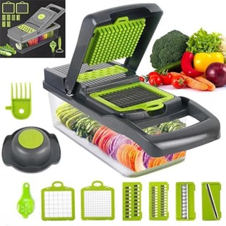Bộ Dụng Cụ Cắt Rau Củ Quả - Thái Nạo Rau Củ Quả Kèm Hộp Và Nắp Tiện Lợi Bào Sợi Cắt Lát 16 chi tiết