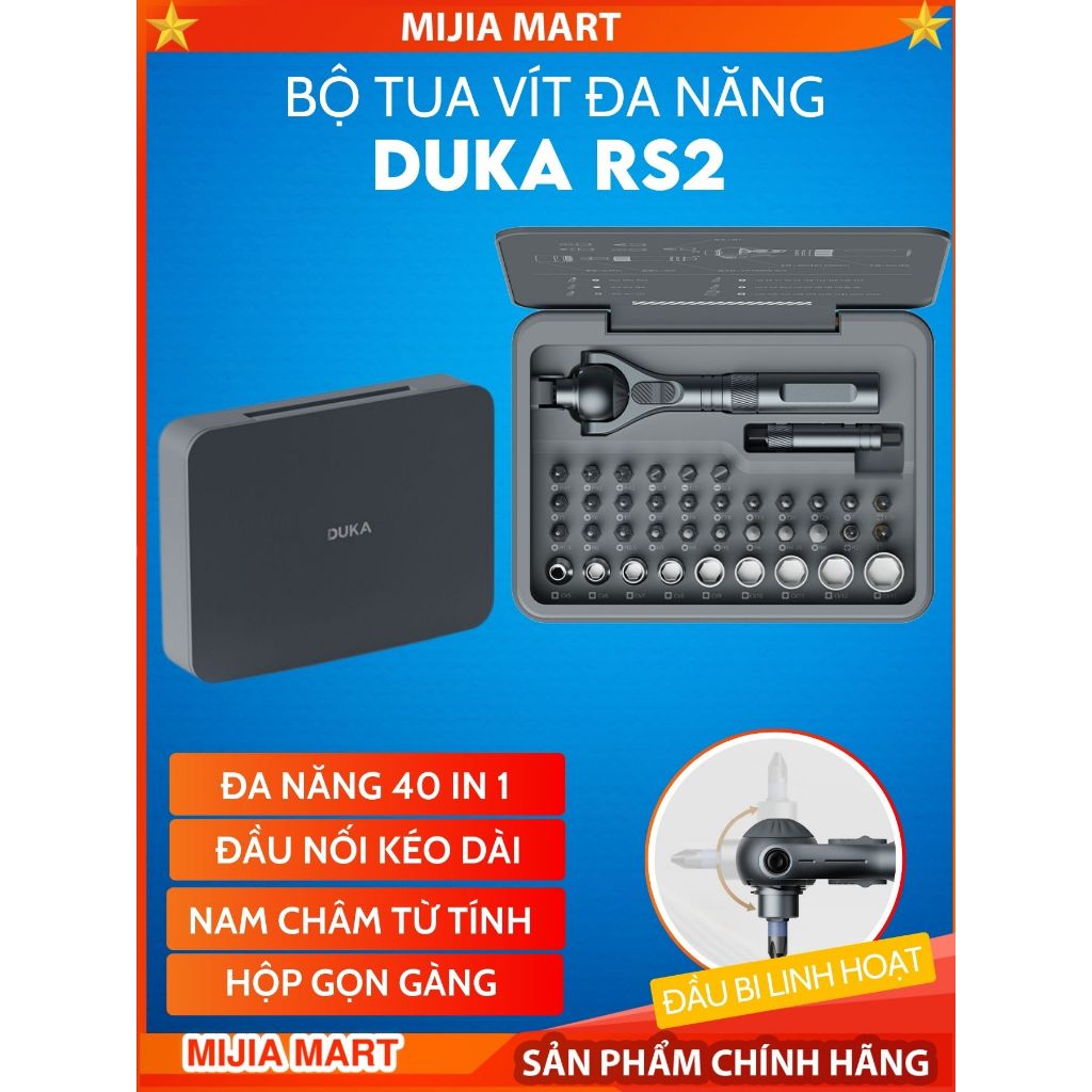 Bộ tua vít đa năng XlAOMI YOUPIN ATUMAN / DUKA RS1, Bộ tô vít  24 trong 1