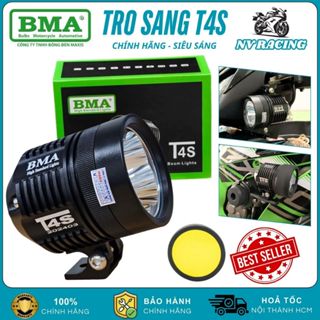 Đèn Trợ Sáng BMA T4S 60W Nhiệt Màu 6000K Công Suất Khủng Chiếu Xa 500M Chính Hãng BMA - BH 1 Năm