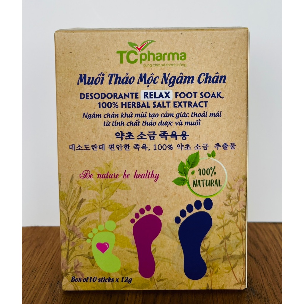Muối Thảo Mộc Ngâm Chân - Thư giãn - TC PHarma