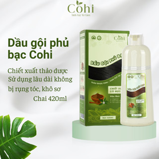 Dầu Gội Phủ Bạc Cohi – Chính Hãng 100% Nhuộm Tóc Thảo Dược chai 420ml