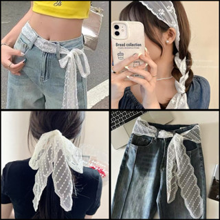 [❤️‍🔥Hàng Sẵn] Băng đô ren làm thắt lưng khăn quàng, thắt lưng cầm tay, thắt lưng chụp ảnh
