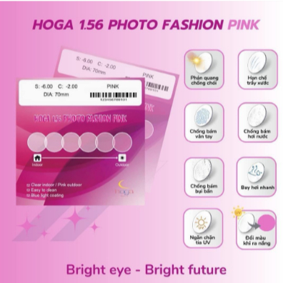 MOLSION - MẮT KÍNH ĐỔI MÀU HOGA 1.56