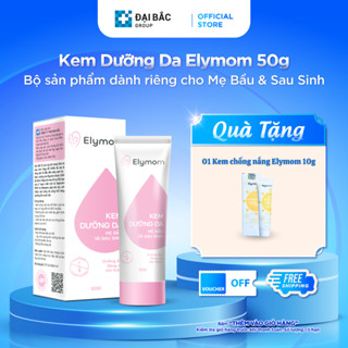 ELYMOM KEM DƯỠNG DA mẹ bầu và sau sinh dưỡng ẩm phục hồi da cho mẹ - Tuyp 50g