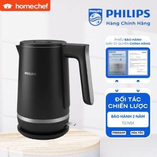 Bình/Ấm đun nước siêu tốc Philips 1.7L HD9395, công suất 2200W, bảo hành 2 năm