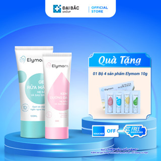 Combo KEM DƯỠNG DA và GEL RỬA MẶT Elymom Cho Mẹ Bầu & Sau Sinh – Dưỡng Ẩm, Làm Sáng, Mờ Thâm