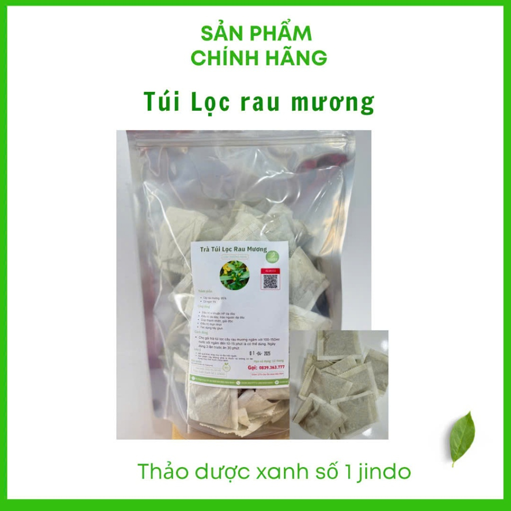 Trà rau mương khô tốt cho dạ dày,  HP dạ dày  thương hiệu JINDO
