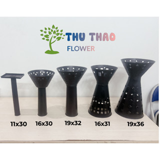 Cốt cắm hoa nhựa dễ dàng tháo lắp, dùng trang trí bó hoa sáp