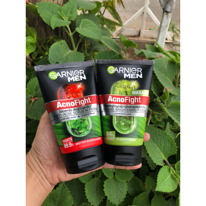 sữa rửa mặt AcnoFight for men GARNIER thailan